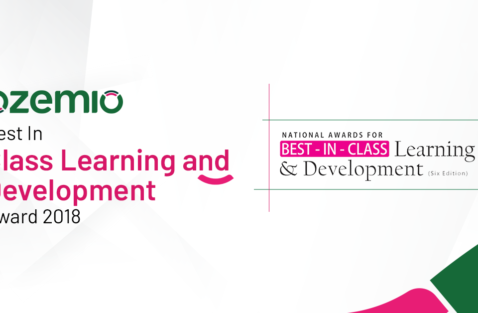 Best In Class Learning and Development Award 2018