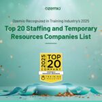 Ozemio Recognized in Training Industry’s 2025 Top 20 Staffing and Temporary Resources Companies List-cover-min
