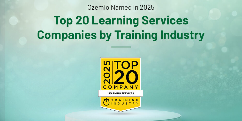 Ozemio Named in 2025 Top 20 Learning Services Companies by Training Industry